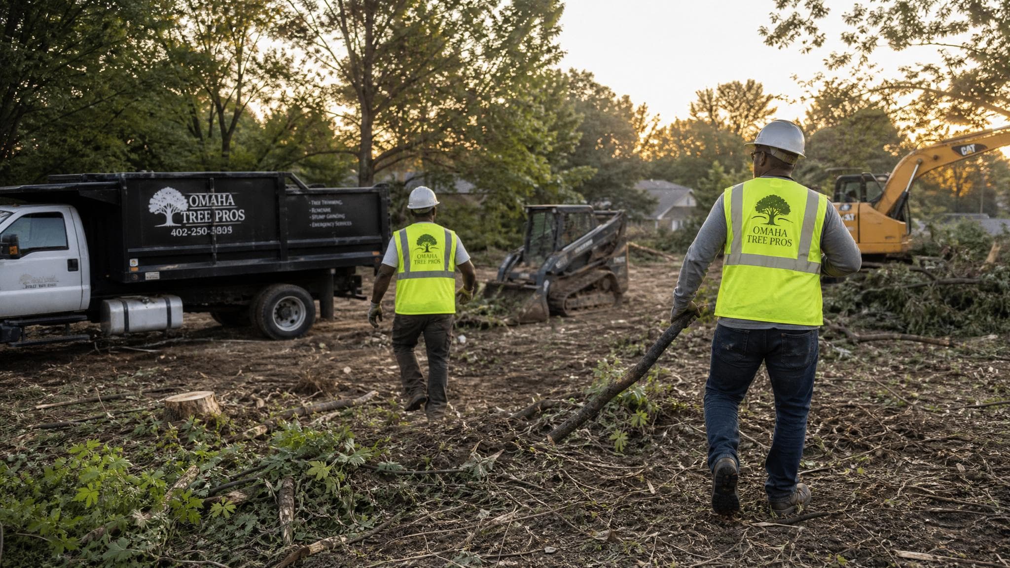 Lot clearing for new construction